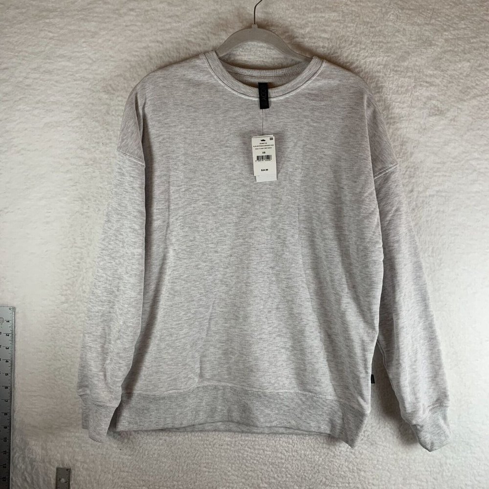 Cotton On Body Sweatshirt Women's‎ XS Gray Cotton Plush Crew Neck Pullover 7705